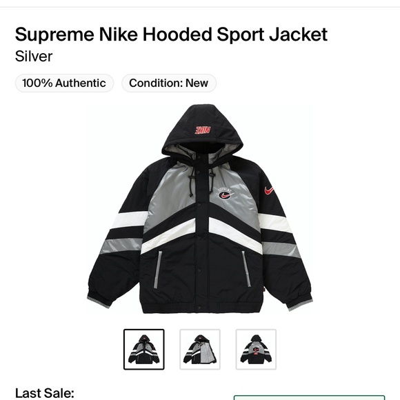Hooded Sport Supreme Sports Jacket Supreme Nike Hooded Sports Jacket